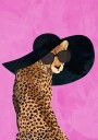 Chic Cheetah Shades Plakat / 70x100
