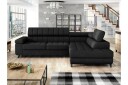 Amshyttan Sofa med Sjeselong 3 seter   Svart