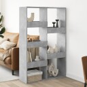  Romdeler betonggrå 100x33x155,5 cm konstruert tre