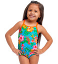 Funkita Badedrakt Trykt UV50+ Blue Hawaii 86 Badetøy Blå Flerfarget