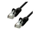 ProXtend - Koblingskabel - RJ-45 (hann) til RJ-45 (hann) - 25 cm - UTP - CAT 5e - formstøpt, uten hindringer - svart
