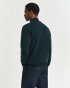 Gant Lammeullsgenser med half zip TARTAN GREEN M