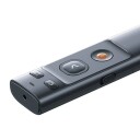 Baseus Orange Dot Multifunctionale remote control for presentation with a laser pointer - gray