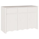  Hvit 114 x 43 x 75.5 cm Massivt furutre