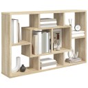vidaXL Vegghylle sonoma eik 85x16x52,5 cm konstruert tre