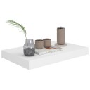 vidaXL Flytende vegghylle hvit 40x23x3,8 cm MDF