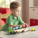 Melissa & Doug Biltransporter med 4 biler