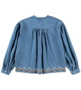 Molo BShirt Bust Denim Reanna Wonder Rainbow 5 6 år (110 116) Genser Blå