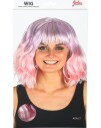 Kort Bølgete Lilla og Rosa Ombre Parykk - Kan Styles!
