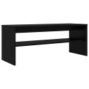  TV skap Svart Eik 100 x 35 x 40 cm Konstruert tre