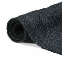  Områdetepper Rektangulær Mørkegrå 300 x 300 cm Jute
