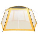 vidaXL Bassengtelt stoff 660x580x250 cm gul
