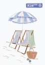 Beach chairs Plakat Plakat / 70x100cm