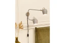 Alvarita Vegglampe E27 - Lysegrå