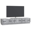  TV skap med skuff Grå sonoma 147 x 34,5 x 27 cm Konstruert tre
