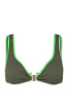 Seafolly Beach Bound Ring Front Tank   Khaki green   38