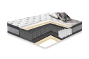 Fjermadrass HARMONY DUO 120x200xH27cm - Hvit/Grå