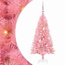  Juletre med 150 LED med stativ Rosa 120 cm PVC