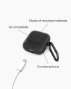 Ideal Of Sweden Clear Airpods Case Tinted Black