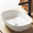 Bathco Mendoza Toppmontert Servant 46x32x15,2 cm, uten overløp, Sort
