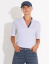 Abacus Lds Bovey Halfsleeve White S