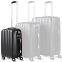 B2X Transportkoffert Hardskallkoffert svart ABS 34L 360 hjul