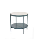 SMD Design Lene sidebord Grå, lavt, hvitpigmentert askefinér