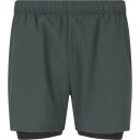 Virtus Zayne V2 M 2 In 1 Shorts   Grey   XXXL