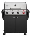 Enders Chicago Next 4R Turbo Gassgrill med 4 Høyytelsesbrennere og Turbo Zone 800°C, Svart