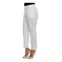 Dolce & Gabbana Dame Bukser Hvit S,
