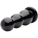 Master Series Three Bumps Analplugg Large      - Svart