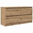  TV benk artisan eik 100x35x54 cm konstruert tre