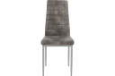 Sabie Spisestol Microfiber 2-pk - Lysegrå/Sølv