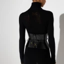 Elisabetta Franchi, Dame, Accessories, Svart, L,
