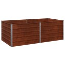 vidaXL Hevet Hagebed Rusten 160 x 80 x 55 cm papp