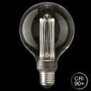 Unison Globe LED E27 G100 Klar 2,5W 3000K Dimbar