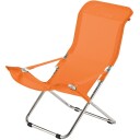 Fiam Fiesta hvilestol orange aluminium