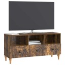  TV skap Røkt Eik 102 x 34,5 x 50 cm Konstruert tre