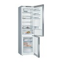 Bosch KGE39AICA Serie 6 201 cm Kombiskap Rustfritt Stål med Avanserte Funksjoner