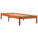 vidaXL Dagseng voksbrun 90x190 cm heltre furu 8721012406551