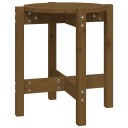 vidaXL Salongbord honningbrun Ø 42,5x45 cm heltre furu