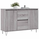 vidaXL Skjenk grå sonoma 104x35x70 cm konstruert tre