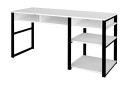 Skrivebord Dehana 150 cm med Oppbevaring 5 Hyller   Hvit/Svart