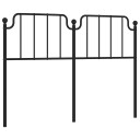  Sengegavl i metall svart 150 cm 8721012212305