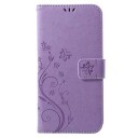Butterfly Series iPhone XS Max Lommebok-deksel Violet
