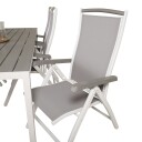 Venture Home Albany hagestol 5 pos. Innstillbar hvit. 1600013-01-0 1600005-01-0