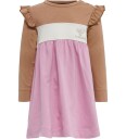 Hummel Kjole hmlJamila Rosa/Brun/Hvit 2 år 92 Kjole