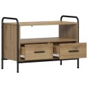 vidaXL TV-skap 67,5 x 33 x 50 cm Artisan eik Konstruert tre