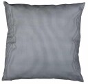 Borg Living Pyntepute med vaskebjørn - Semsket Skinn Look - 30 x 30 cm