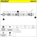 RIDEX 83B0578 Bremseslange